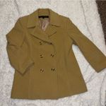 Fleet Street  Wool Tan Button Up Jacket Size 12 Petite with Button detailing Photo 1