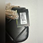 Badgley Mischka Badgley Mischka Small Bag Women’s Black Chain Crossbody Quilt Vegan Leather New Photo 2