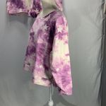 Wildfox Tie Dye Stars Purple Long Sleeve Top and Shorts Set Size XXL Photo 2