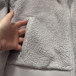 Athleta  Women's Teddy Jacket in Light Purple cropped Photo 1