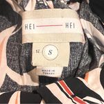 Anthropologie Hei Hei Palma Print Button Front Open Back Romper Black Size Small Photo 11