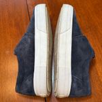 Vince  Cage Suede Platform Sneakers Velcro‎ Navy Blue Size 8.5M Photo 7