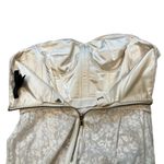 Marc Jacobs Amelie Flower Wicken White Strapless Dress, Sz 0 Photo 10