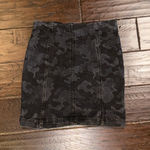 Free People  Camouflage Denim Skirt Size 0 Photo 0