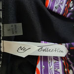 Ny Collection Womens Lined Sleeveless V neck Mini A-line Dress Black Sz S Photo 2