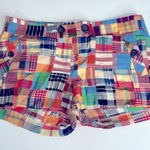 J.Crew Plaid Madras Shorts City Fit Size 6 Photo 0