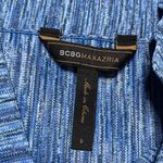 BCBGMAXAZRIA High Rise Blue Space Dyed Stretch Bandage Pencil Skirt Size Small Photo 6