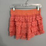 Joe Boxer Crochet Lace Layered Ruffle Shorts Women’s Size XL Pull On Cotton Photo 3