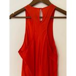Cinq à Sept Cinq a Sept Dylan Asymmetric Satintwill Tank Top Tomato Blood Orange Red EUC M Photo 6