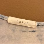 Urban Outfitters  Entro Long Sleeve Tie Dye Fringe Shirt‎ Blue Large Photo 4