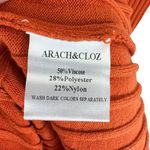 Arach & Cloz NWT Burnt Orange Long Sleeve V Photo 5