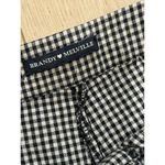 Brandy Melville Women's Pants Black Plaid Gingham Elastic Waist 13” & 26” Inseam Photo 4