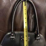 Kate Spade  Black Leather and Gold Zipper Hand Bag Photo 10