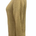Ralph Lauren Lauren  Gold Knit V Neck Sweater Photo 4