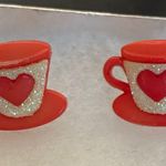 I love you a latte earrings Pink Photo 0