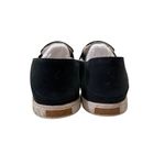 OluKai Pehuea Heu Slip On Shoes Womens 6 Black Shearling Leather Waterproof Used Photo 4