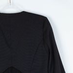 Forever 21 Black Blazer With Chiffon Pleats Size Medium Photo 5