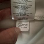 Jones New York  Signature White w/ Ribbed Detail Funnel Neck Pullover Size Small Photo 9