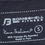 Bombshell Fitness Black Graphic Tank Top Photo 3