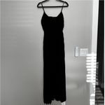 Petal and Pup  naira satin pleated maxi dress nwot size 2 black Photo 4