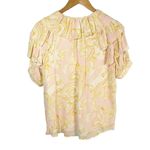 Ted Baker Frisis Frill Printed Short Sleeve Blouse Top Size 1 US 4 Photo 1