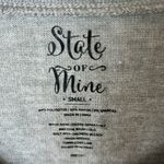 State of Mine Comfy Touchdown Gray V-Neck Graphic Tee Photo 4