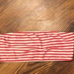 Aerie Red & white stripe off the shoulder bikini top / ❤️🤍 Photo 0
