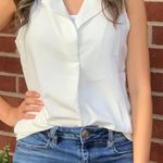 White Blouse Tank S Photo 3