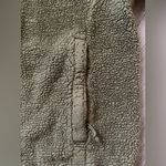 The North Face Teddy Jacket Sherpa Jacket Full Zip Olive Green Black Size M Photo 4