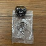 Sterling Silver Amethyst Ring Womens Size 7 Ornate Floral Boho Photo 10