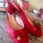 Kate Spade NY Bachata SB Pump slingback heeled leather Red Shoes NWOB size 6 Photo 6