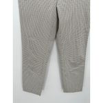 Theory  Classic Skinny Ankle Pants Glen Plaid Yellow Gray Brown Women's Size 6 Photo 6