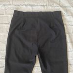 ZARA women L pull on stretchy comfy cropped dress pants black Photo 5