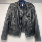 Black leather jacket Size L Photo 0