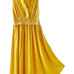 Anthropologie Maeve La Habana Dress in Mango Size XS Photo 0