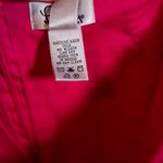 Lilly Pulitzer  Vintage White Label Lace Applique Cotton Stretch Mini Skirt Pink Photo 2