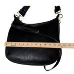 Calvin Klein Crossbody Convertible HANDBAG Black Vegan Leather Shoulder Purse Photo 8