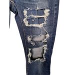 American Eagle  Super Distressed Dark Wash High Rise Denim Jeggings Photo 1