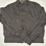 Lululemon Bombs Away Black / Olive Green Camo Print Reversible Zip Jacket Sz 6 Photo 2