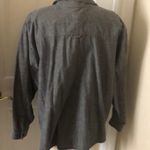Chaus Sport cotton gray‎ chambray top with studs Gray Size M Photo 3