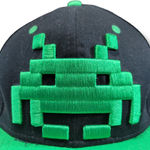 Space Invaders Hat OSFM Snap Back Hat Cap Embroidered Embroidery Unisex Hat Used Photo 1
