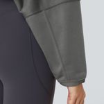 Halara  Round Neck Batwing Sleeve Cropped Relaxed Casual Sweatshirt size Small Photo 3