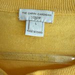J.Crew J.‎ Crew The Caryn Cardigan Butter Yellow Button Up Sweater Women's Large Preppy Photo 2
