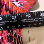 Kim Rogers Curvy Dress Size 1X Pink Orange Zigzag Print Stretch Knit NWT Plus Si Photo 6