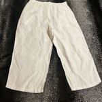 Willi Smith Womens sz6  cropped 100% Linen Pants Photo 1