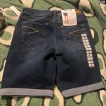 Seven7 NWT  Women's Sunset Bermuda Dark Wash Denim Shorts 4 Vacation Basic Travel Photo 1