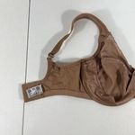 GLAMORISE 34G Bra Low Cut WonderWire Lace Bra Padded Underwire Wide Strap Brown Size undefined Photo 10