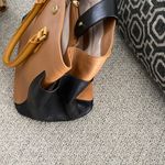 Talbots Colorblock Leather Satchel
Tote Purse Handbag-great condition Photo 6