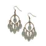 Paparazzi Artisan Garden Brass Earrings (176) Photo 1