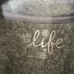 Made for life NEW women’s gray soft fleece full zip pocket collared vest SP Photo 2